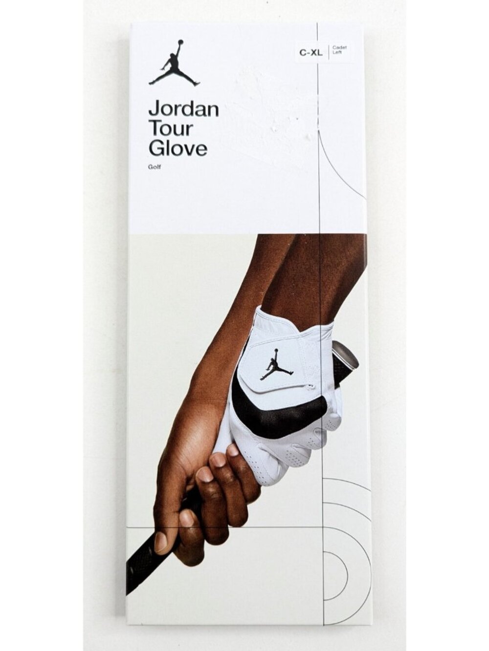 Nike Jordan Tour Golf Glove – Left Hand Men's Adult XL White - NEW